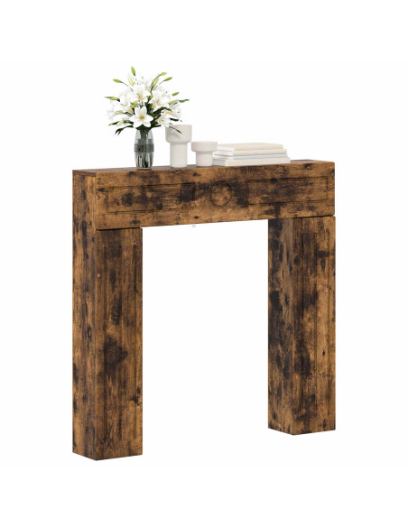 Cornice per camino Rovere Fumo 102 x 18 x 100,5 cm
