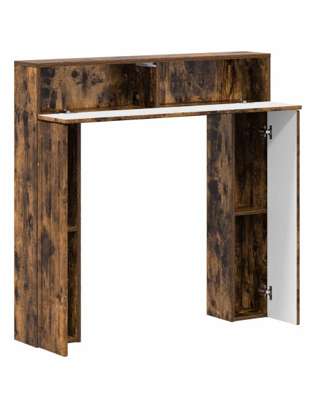 Cornice per camino Rovere Fumo 102 x 18 x 100,5 cm