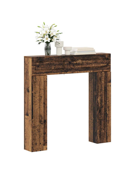 Cornice per camino Legno antico 102 x 18 x 100,5 cm