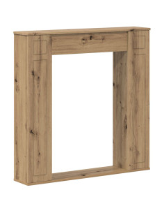 Cornice per camino Rovere Artigianale 100 x 20 x 100 cm 2