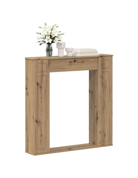 Cornice per camino Rovere Artigianale 100 x 20 x 100 cm