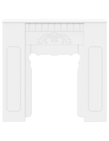 Cornice per camino Bianco 93 x 20 x 89 cm Legno ingegnerizzato