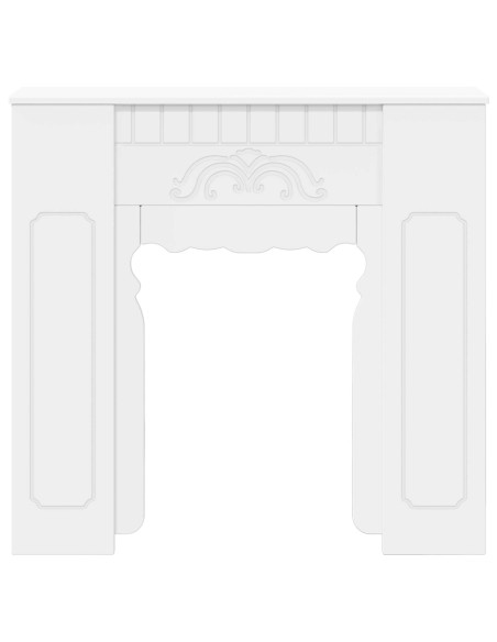 Cornice per camino Bianco 93 x 20 x 89 cm Legno ingegnerizzato