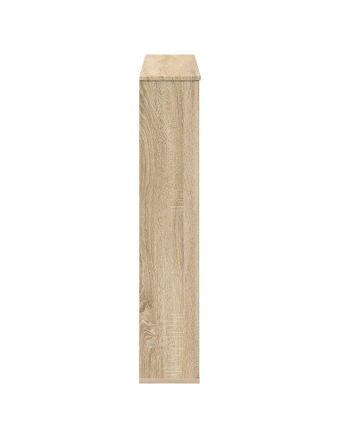 Cornice per camino Rovere Sonoma 100 x 20 x 100 cm