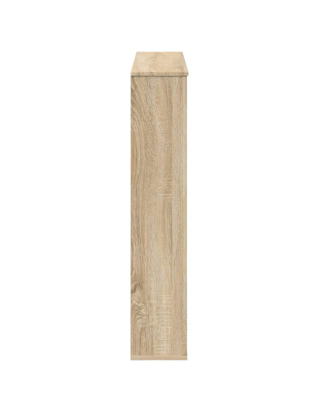Cornice per camino Rovere Sonoma 100 x 20 x 100 cm