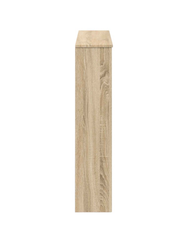 Cornice per camino Rovere Sonoma 93 x 20 x 89 cm