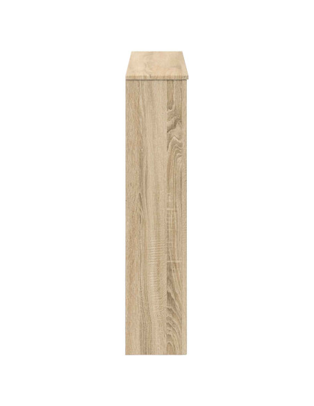 Cornice per camino Rovere Sonoma 93 x 20 x 89 cm
