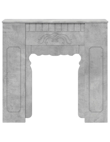 Cornice per camino Grigio Cemento 93 x 20 x 89 cm