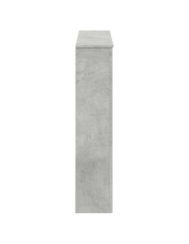 Cornice per camino Grigio Cemento 93 x 20 x 89 cm