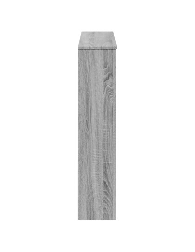 Cornice per camino Sonoma grigio 93 x 20 x 89 cm