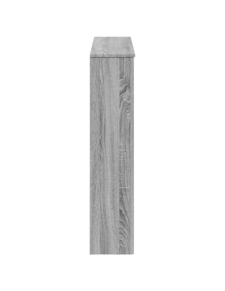 Cornice per camino Sonoma grigio 93 x 20 x 89 cm