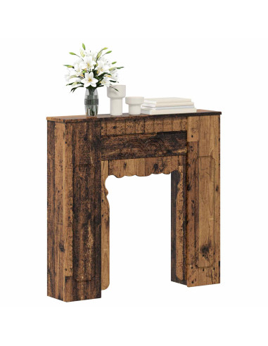 Cornice per camino Legno antico 93 x 20 x 89 cm