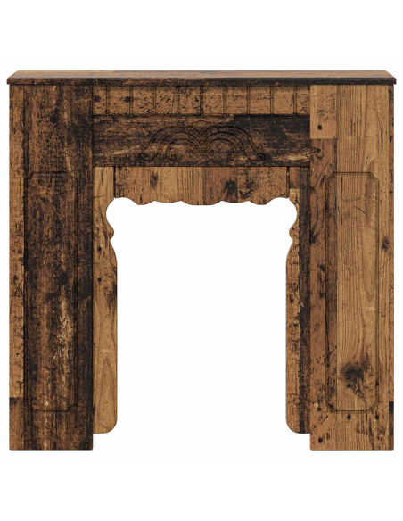 Cornice per camino Legno antico 93 x 20 x 89 cm