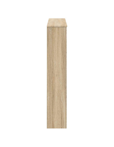 Cornice per camino Rovere Sonoma 102 x 20 x 102 cm