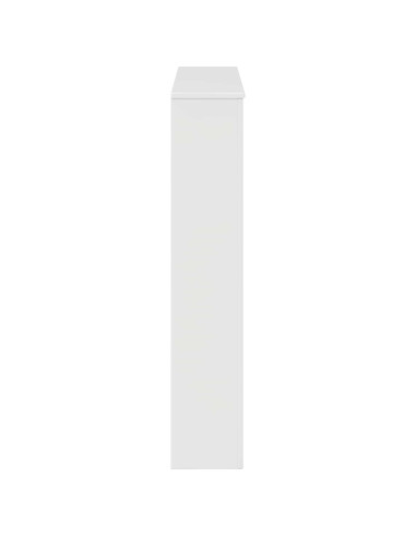 Cornice per camino Bianco Lucido 102 x 20 x 102 cm