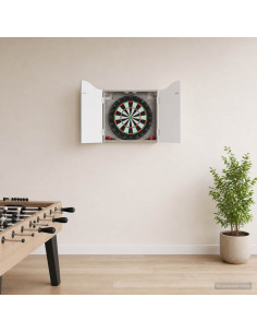 Armadio per Dartboard Grigio Cemento 56 x 12 x 63 cm