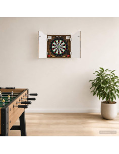 Armadio per Dartboard Rovere Fumo 56 x 12 x 63 cm