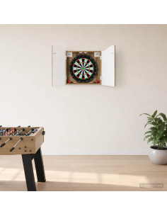 Armadio per Dartboard Rovere Artigianale 56 x 12 x 63 cm