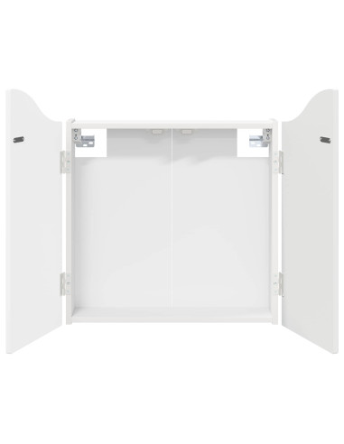 Armadio per Dartboard Bianco 56 x 12 x 63 cm