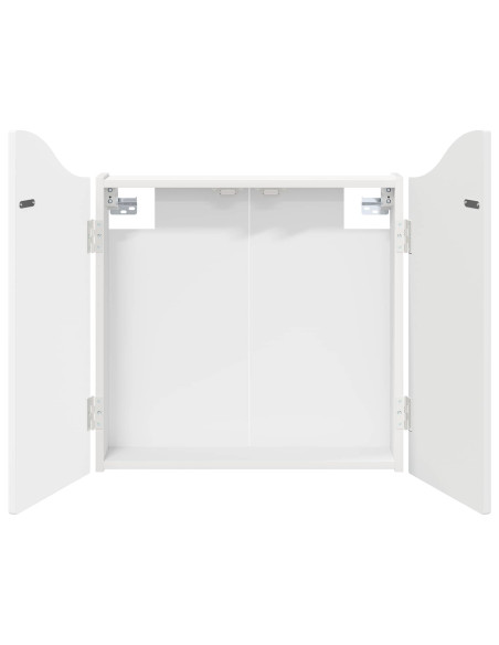 Armadio per Dartboard Bianco 56 x 12 x 63 cm