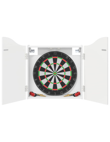 Armadio per Dartboard Bianco 56 x 12 x 63 cm