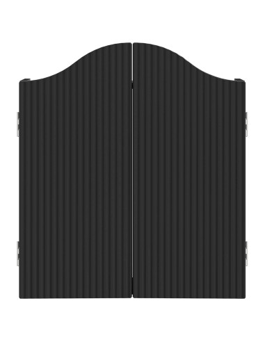Armadio per Dartboard Nero 56 x 12 x 63 cm Legno ingegnerizzato