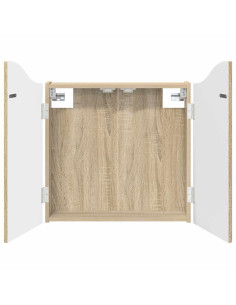 Armadio per Dartboard Rovere Sonoma 56 x 12 x 63 cm 2