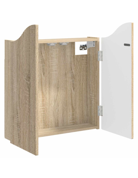 Armadio per Dartboard Rovere Sonoma 56 x 12 x 63 cm
