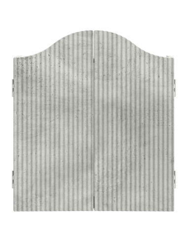 Armadio per Dartboard Grigio Cemento 56 x 12 x 63 cm