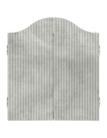 Armadio per Dartboard Grigio Cemento 56 x 12 x 63 cm