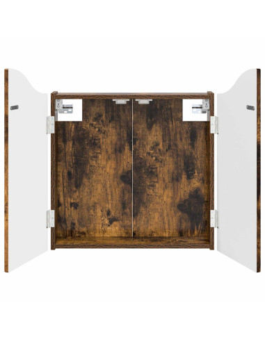 Armadio per Dartboard Rovere Fumo 56 x 12 x 63 cm