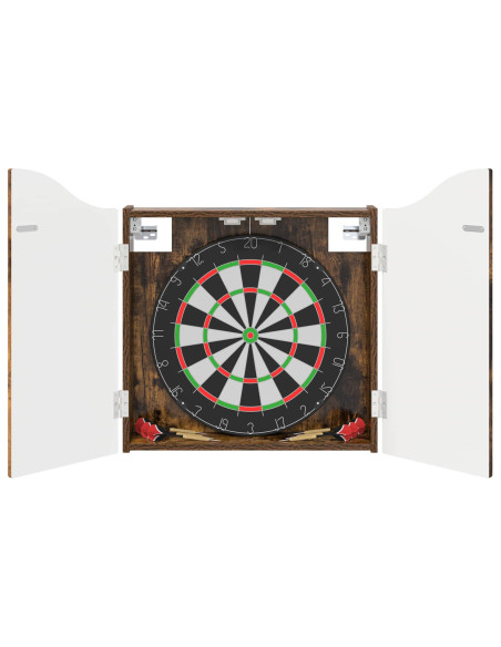 Armadio per Dartboard Rovere Fumo 56 x 12 x 63 cm