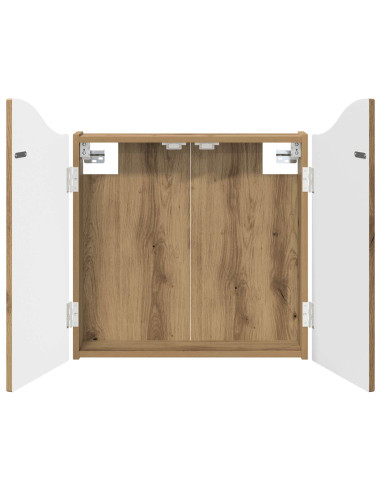 Armadio per Dartboard Rovere Artigianale 56 x 12 x 63 cm