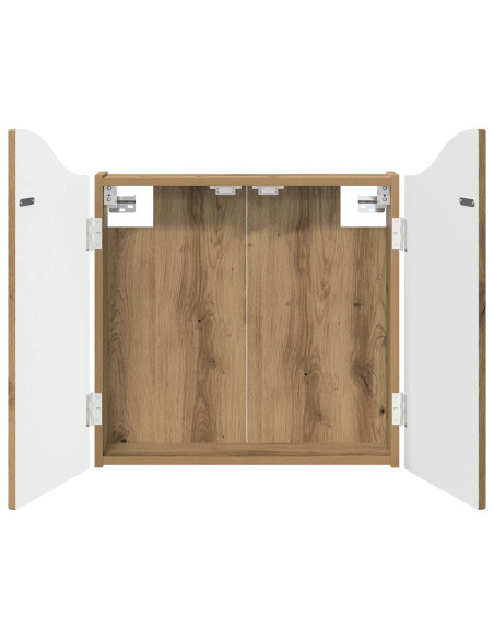 Armadio per Dartboard Rovere Artigianale 56 x 12 x 63 cm