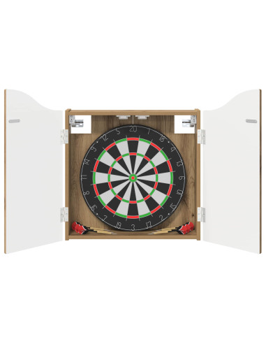 Armadio per Dartboard Rovere Artigianale 56 x 12 x 63 cm