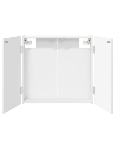 Armadio per Dartboard Bianco 56 x 12 x 53,5 cm