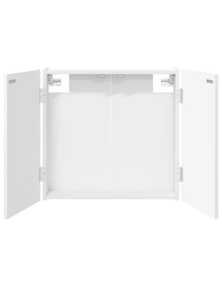 Armadio per Dartboard Bianco 56 x 12 x 53,5 cm