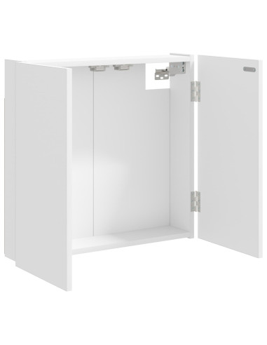 Armadio per Dartboard Bianco 56 x 12 x 53,5 cm