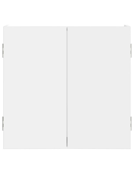 Armadio per Dartboard Bianco 56 x 12 x 53,5 cm