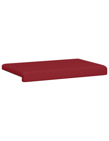 Cuscino per panchina Similpelle Rosso Vino Profondità 35 cm