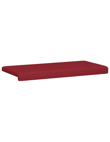 Cuscino per panchina Similpelle Rosso Vino Profondità 35 cm