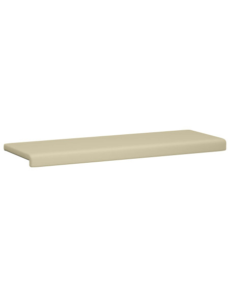 Cuscino per panchina Similpelle Crema Profondità 35 cm