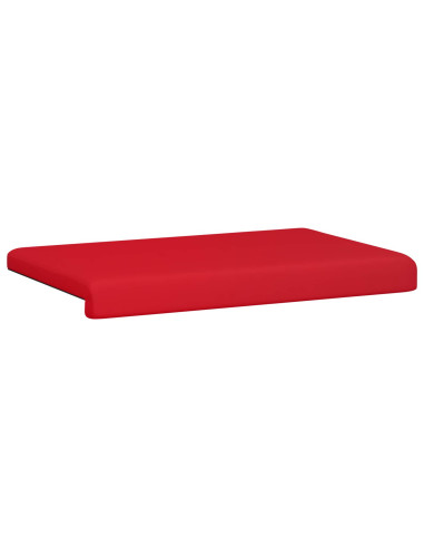 Cuscino per panchina Similpelle Rosso Profondità 35 cm