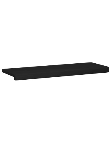 Cuscino per panchina Similpelle Nero Profondità 35 cm