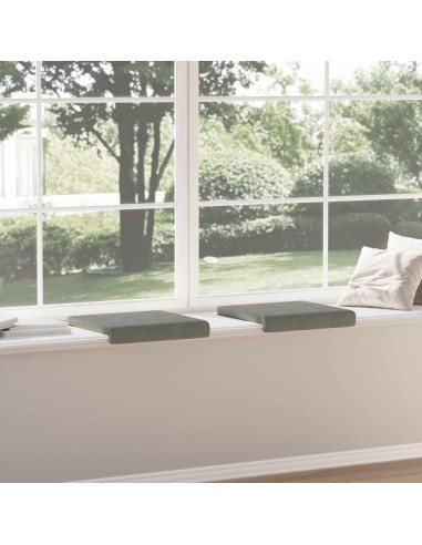 Cuscino per panchina 2 pz corduroy Grigio Chiaro