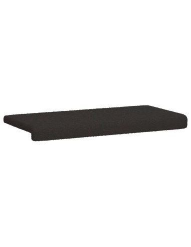 Cuscino per panchina Tessuto Sherpa Nero Profondità 35 cm