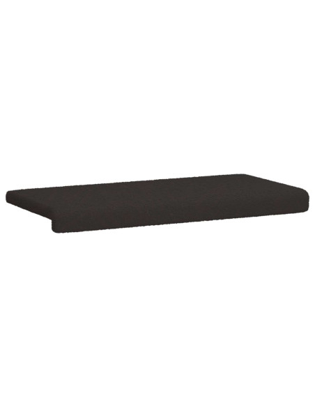 Cuscino per panchina Tessuto Sherpa Nero Profondità 35 cm