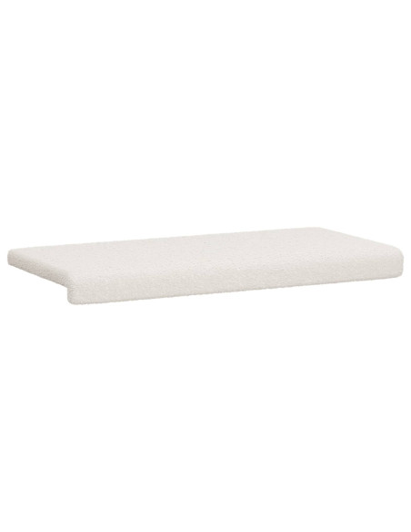 Cuscino per panchina Tessuto Sherpa Crema Profondità 35 cm