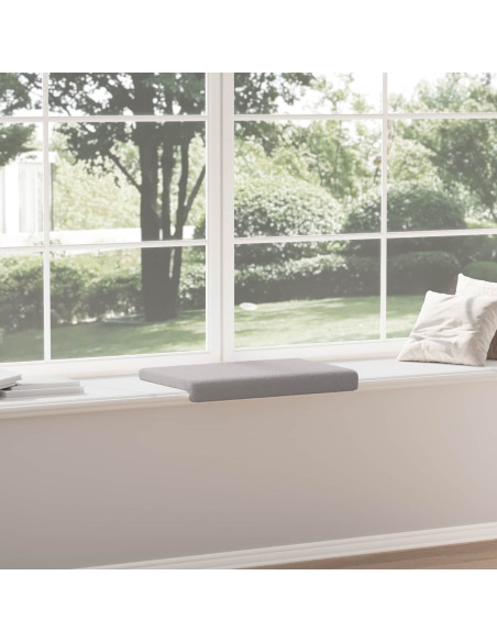 Cuscino per panchina Tessuto Sherpa Grigio Chiaro