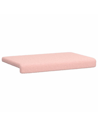 Cuscino per panchina Tessuto Sherpa Rosa Profondità 35 cm